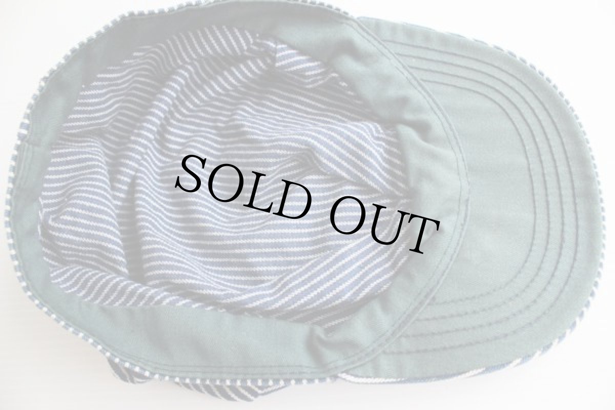 画像8: 70s USA製 KEY Imperial ヒッコリー ワークキャップ 60cm (8)