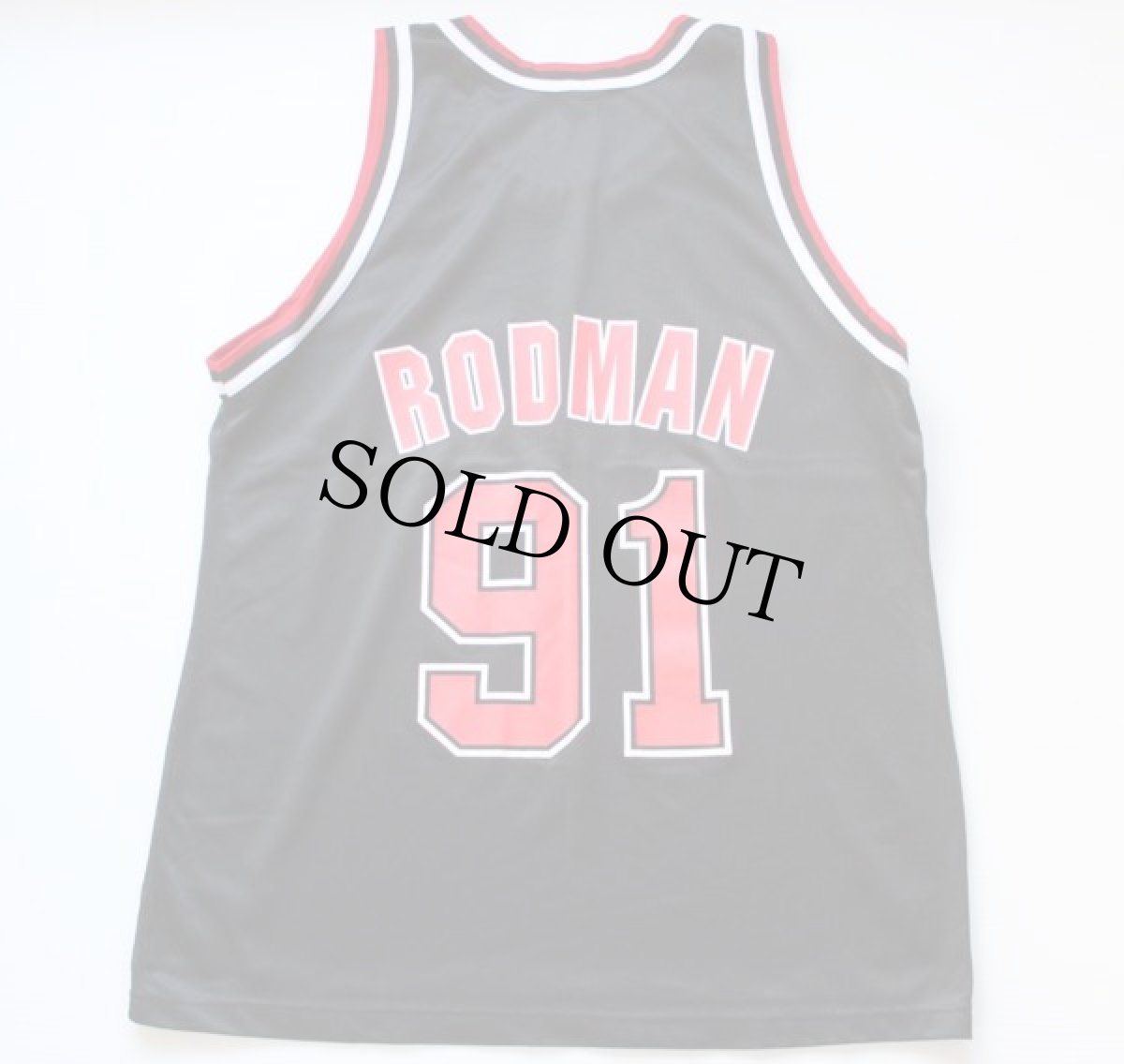 画像2: Championチャンピオン NBA BULLS シカゴ ブルズ RODMANロッドマン 91 ユニフォーム 44 (2)