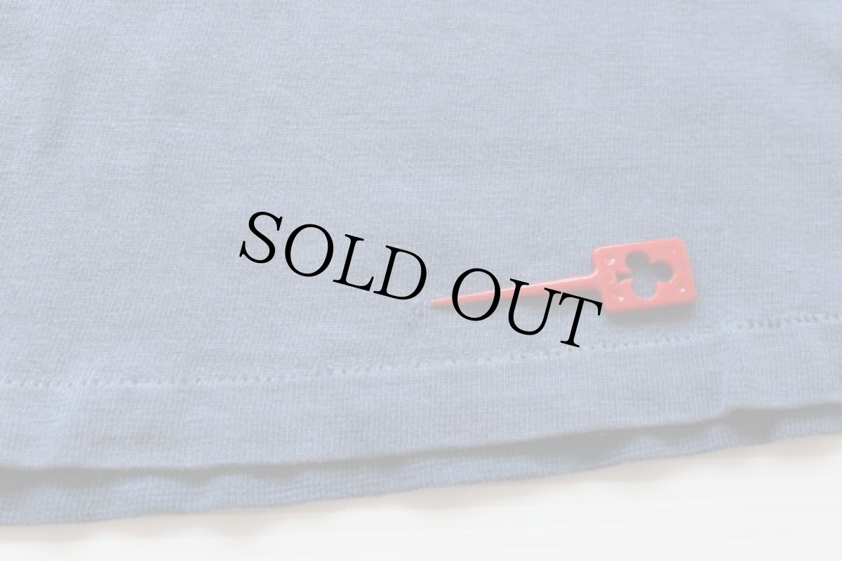 画像5: 70s USA製 Championチャンピオン Wheaton フットボールTシャツ 紺 M (5)