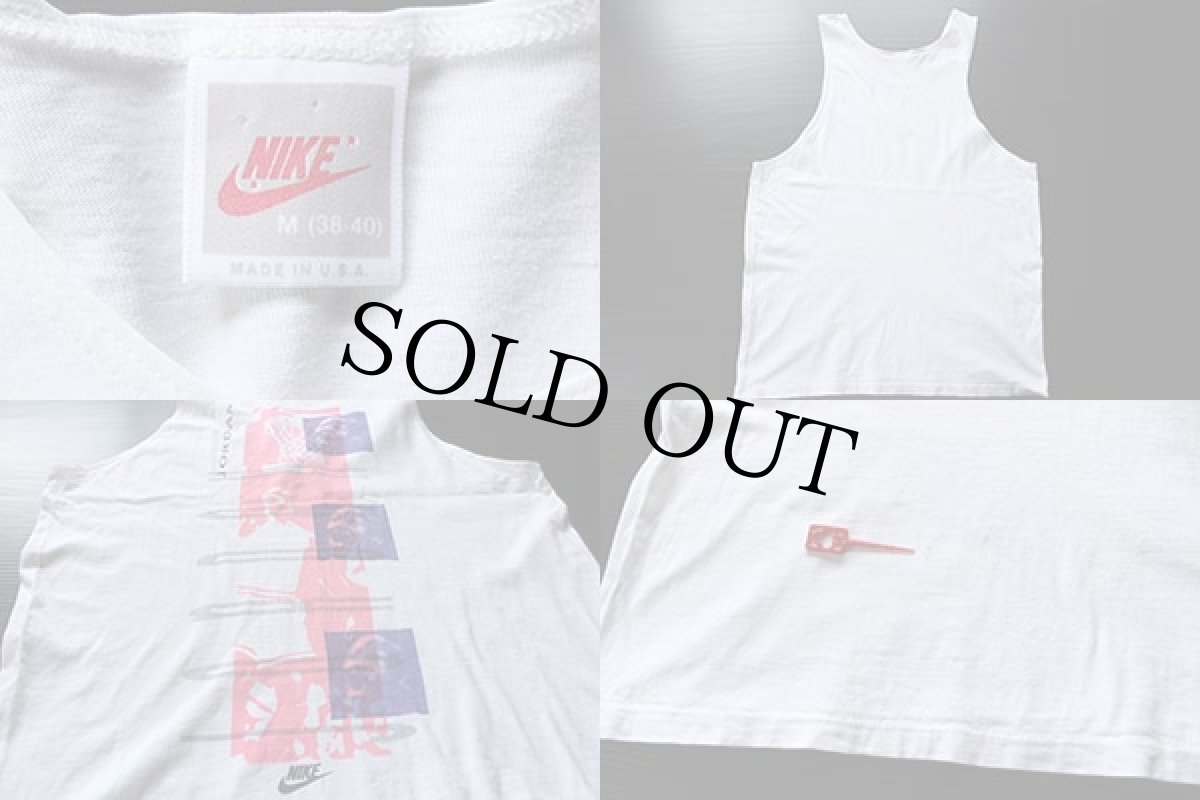 画像3: 90s USA製 NIKEナイキ JORDAN ジョーダン コットン タンクトップ M (3)