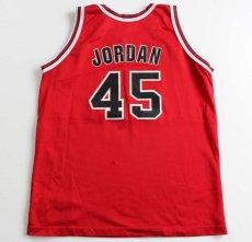 画像2: 90s USA製 Championチャンピオン NBA BULLS シカゴ ブルズ JORDAN ジョーダン 45 ユニフォーム (2)