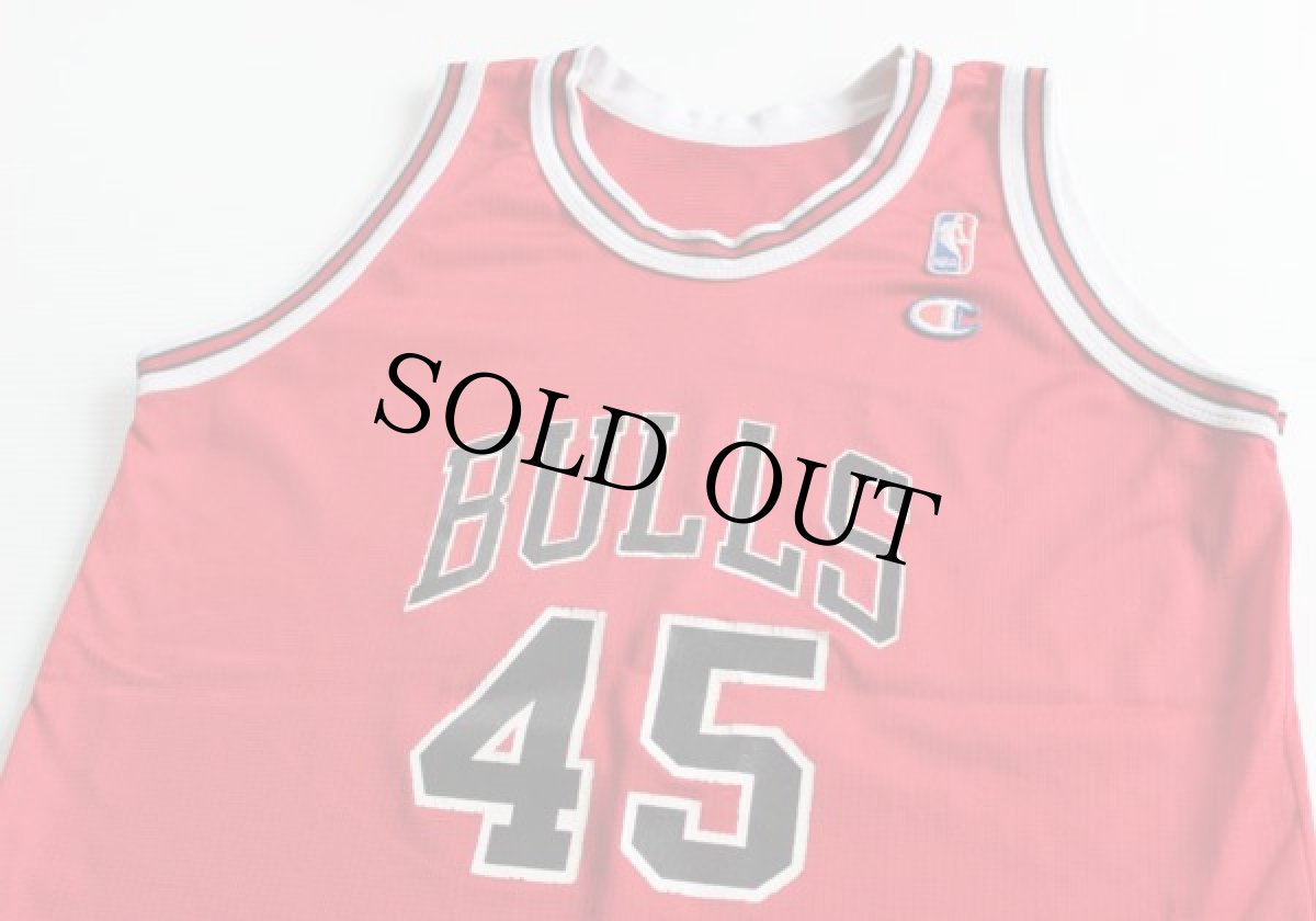 画像3: 90s USA製 Championチャンピオン NBA BULLS シカゴ ブルズ JORDAN ジョーダン 45 ユニフォーム (3)