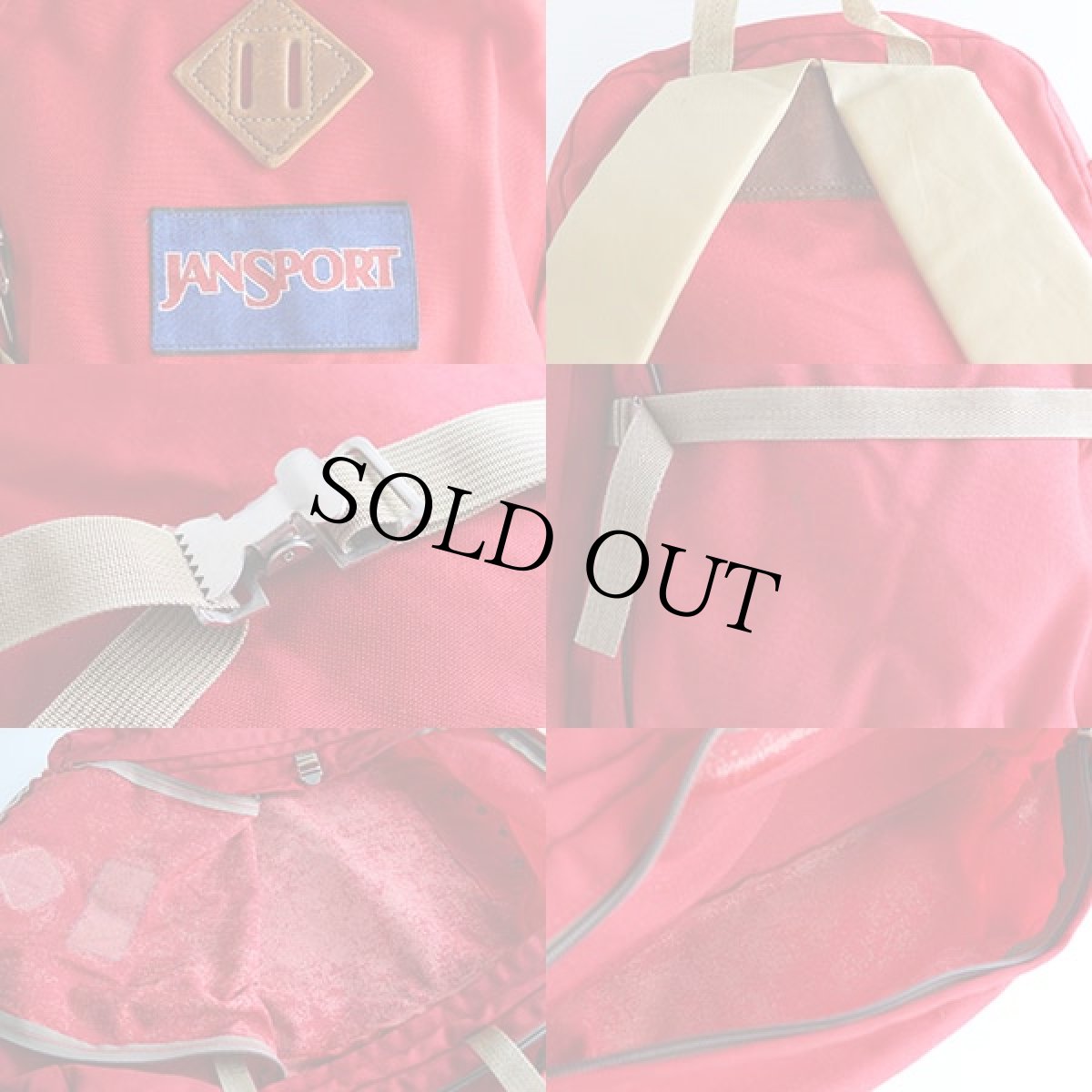 画像3: 70s JANSPORTジャンスポーツ リュックサック 赤 (3)