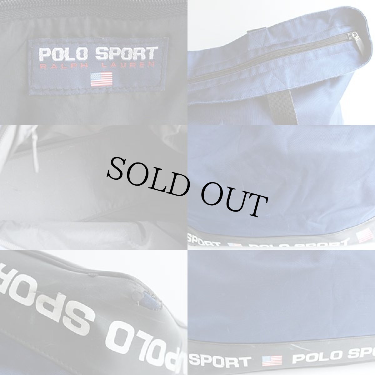 画像3: 90s POLO SPORTポロ スポーツ ラルフローレン ナイロン トートバッグ (3)