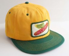 画像1: 80s DEKALB パッチ付き キャップ 黄×緑 (1)