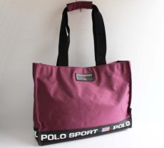 画像2: 90s POLO SPORTポロ スポーツ ラルフローレン ナイロン トートバッグ (2)