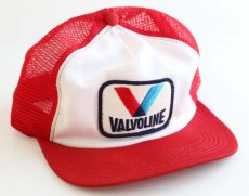 画像1: 80s USA製 VALVOLINE パッチ付き メッシュキャップ (1)