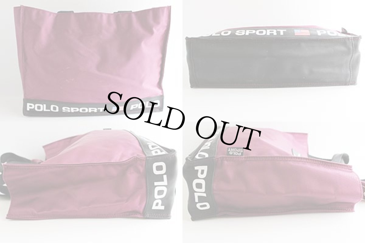 画像3: 90s POLO SPORTポロ スポーツ ラルフローレン ナイロン トートバッグ (3)