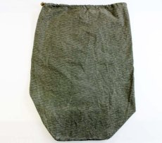 画像2: ビンテージ 東ドイツ軍 レインドロップカモ バラックバッグ★ランドリーバッグ (2)