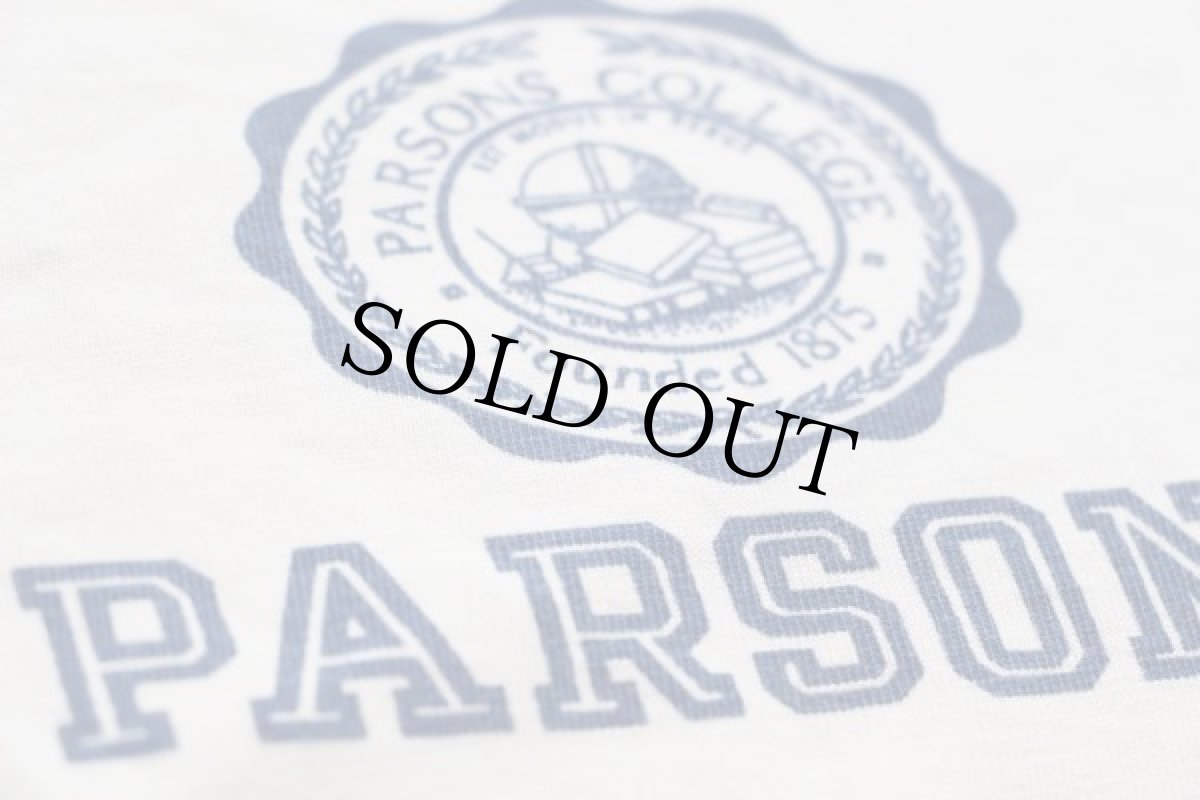 画像4: 70s USA製 Championチャンピオン 染み込みプリント コットン リンガーTシャツ XL 	 (4)