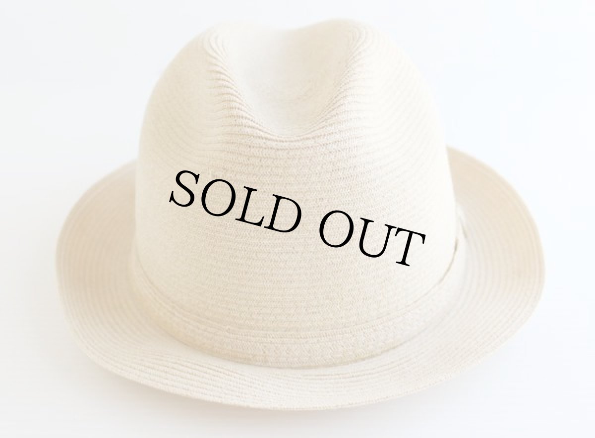 画像2: ビンテージ CAPPELLI 中折れ ストローハット 7 1/8 (2)