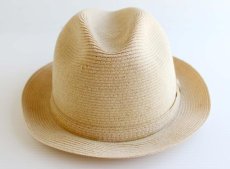 画像2: ビンテージ CAPPELLI 中折れ ストローハット 7 1/8 (2)
