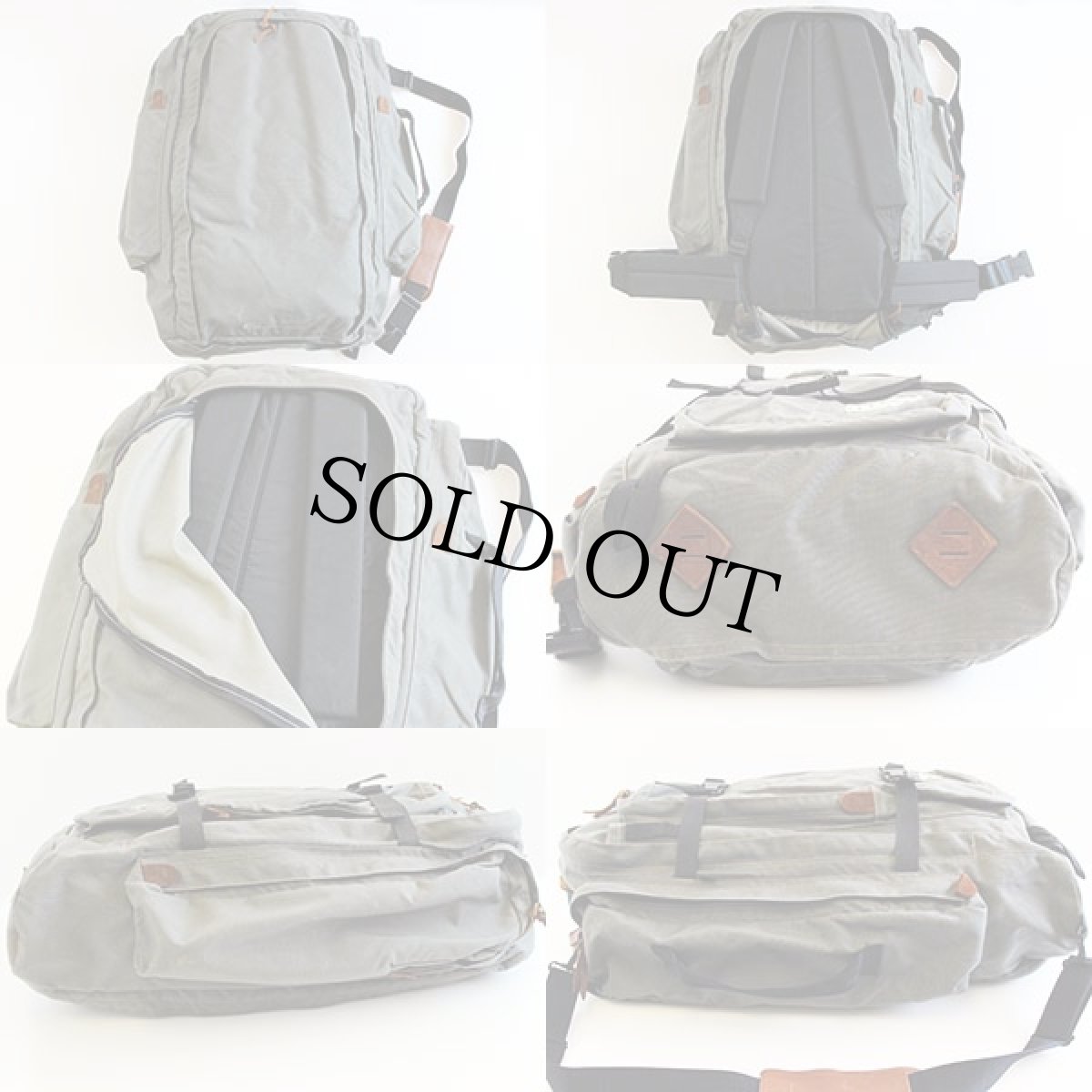 画像3: 80s L.L.Bean 3WAY バックパック グレー (3)