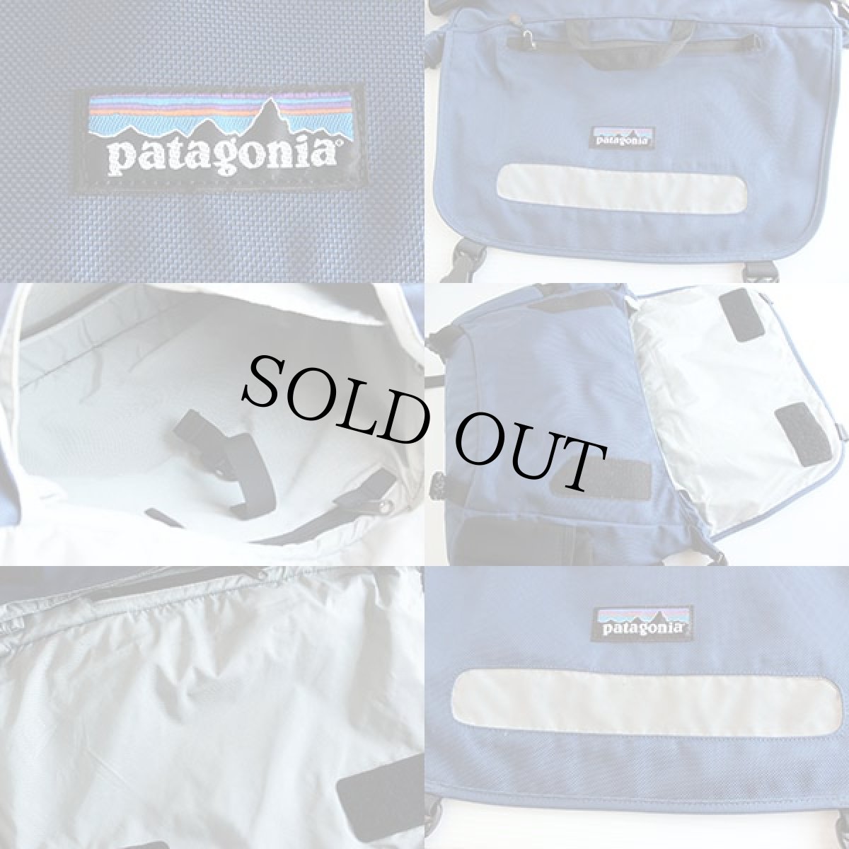 画像3: patagoniaパタゴニア ナイロン メッセンジャーバッグ 紺 (3)