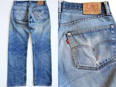 画像2: 80s USA製 Levi'sリーバイス 501 赤耳 デニムパンツ w35 L34 (2)