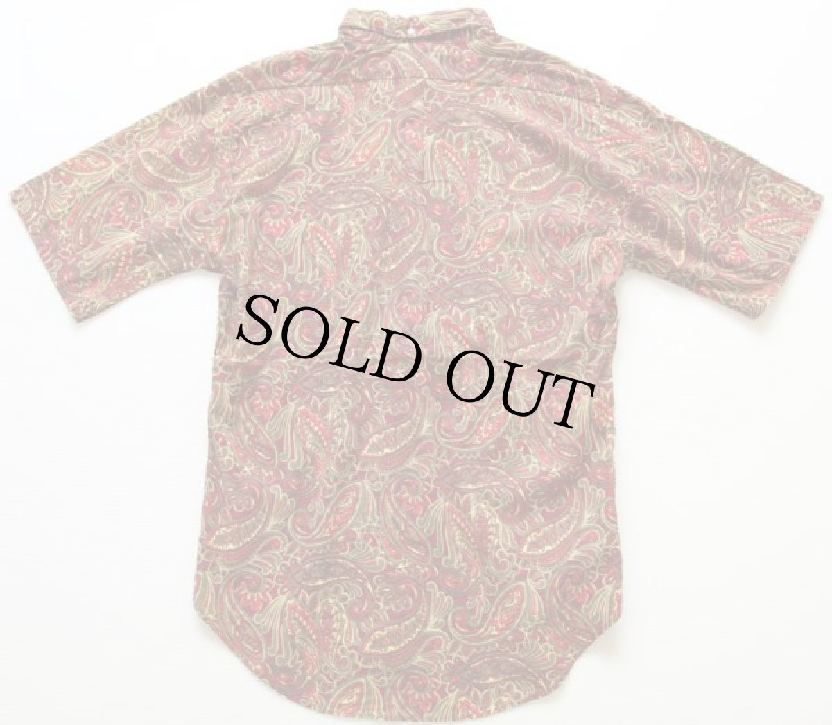 画像2: 70s Penneys TOWNCRAFT ペイズリー 総柄 ボタンダウン 半袖 コットンシャツ L (2)