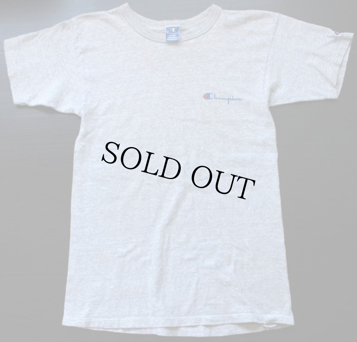 画像2: 90s USA製 Championチャンピオン 88/12 Tシャツ 杢グレー M (2)