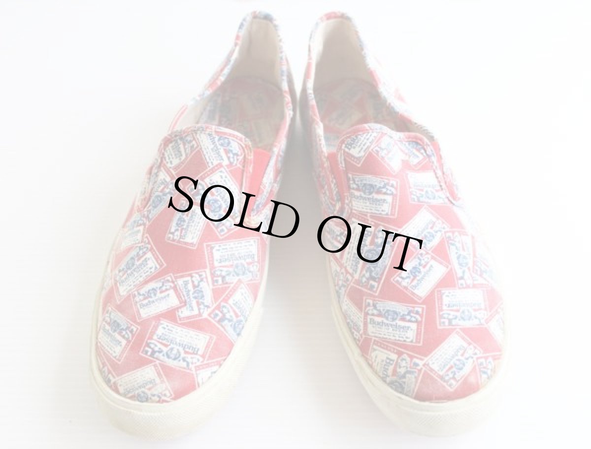 画像3: 80s Budweiserバドワイザー 総柄 スニーカー 11M (3)