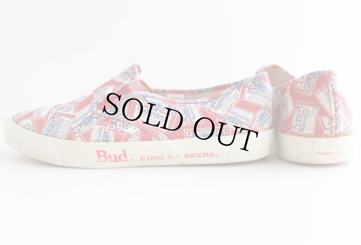 画像2: 80s Budweiserバドワイザー 総柄 スニーカー 11M (2)