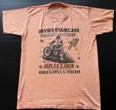 画像2: 70s USA製 DEVIL'S STAIRCASE HILLCLIMB Tシャツ L (2)