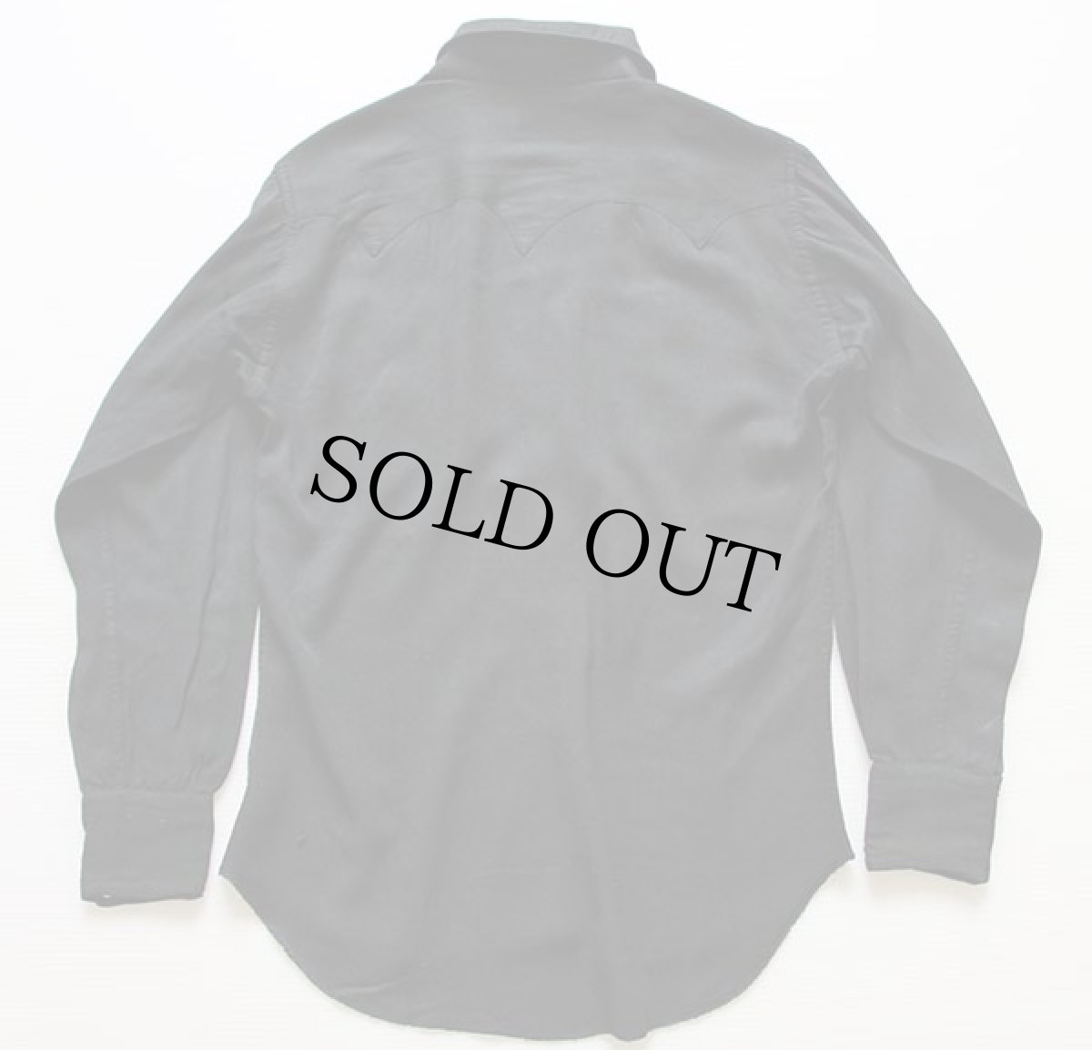 画像2: 50s Panhandle Slim レーヨン ウエスタンシャツ 黒 (2)