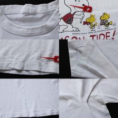 画像3: 70s スヌーピー ALABAMA コットンTシャツ 白 (3)