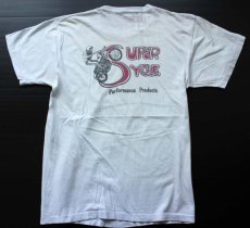 画像2: 70s DRAG NATIONALS 両面 染み込みプリント コットンTシャツ L (2)