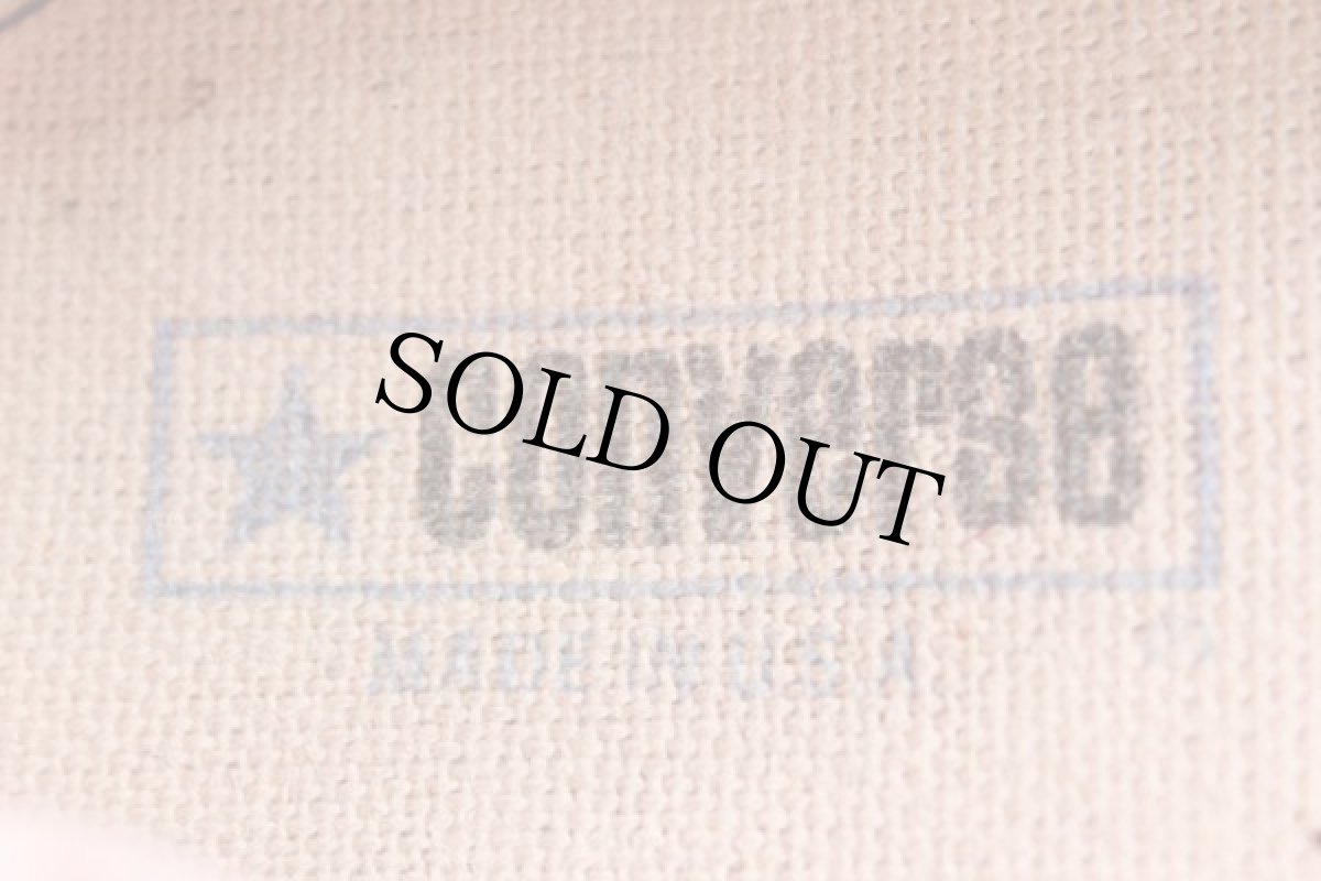 画像9: 70s USA製 CONVERSEコンバース ALL STARオールスター HI 当て布 赤 12 (9)