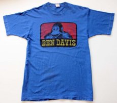 画像2: 90s USA製 BEN DAVISベンデイビス Tシャツ 青 L (2)
