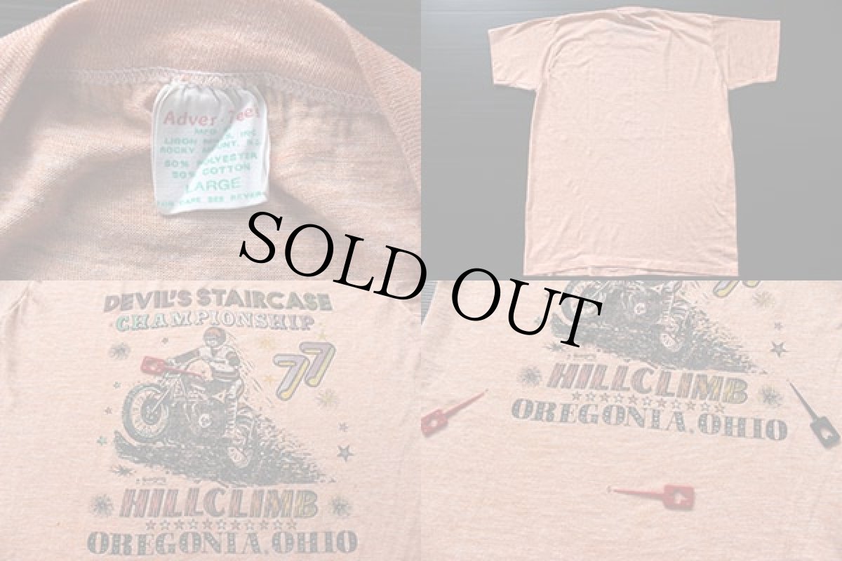 画像3: 70s USA製 DEVIL'S STAIRCASE HILLCLIMB Tシャツ L (3)