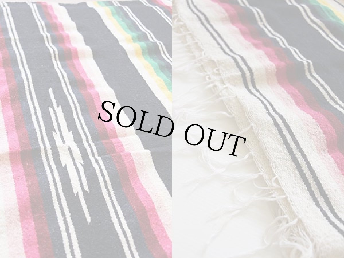 画像3: メキシカン ラグ サラペ (3)