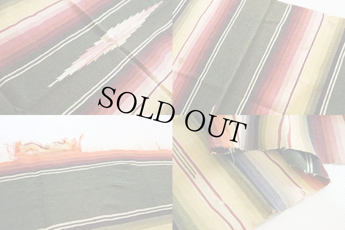 画像3: ビンテージ メキシカン ラグ サラペ (3)