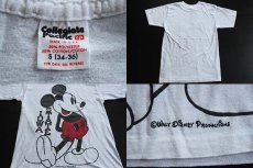 画像3: 80s USA製 Collegiate Pacific ミッキー マウス Tシャツ S (3)