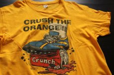 画像1: 70's USA製 CRUSH THE ORANGE Tシャツ 黄 L (1)