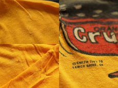 画像4: 70's USA製 CRUSH THE ORANGE Tシャツ 黄 L (4)