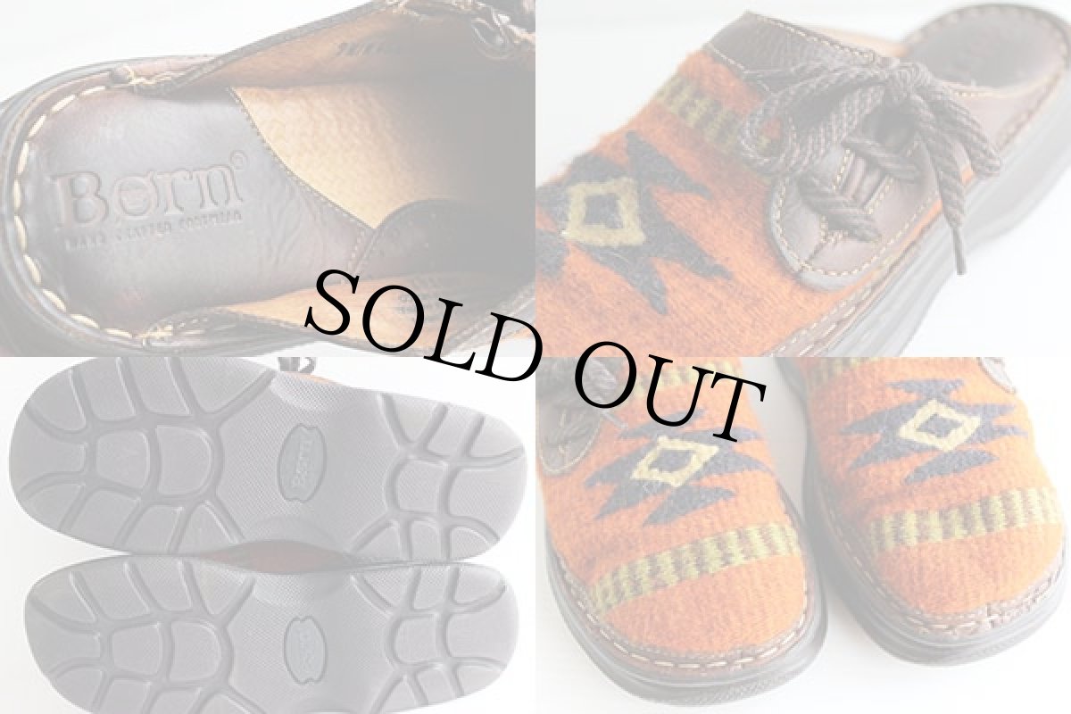 画像3: Born ラグ×レザー サンダル (3)