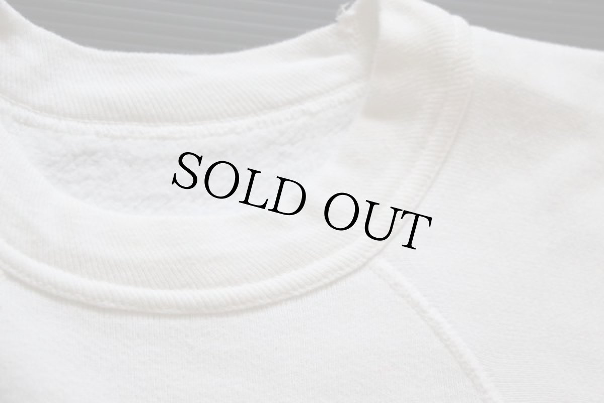 画像4: 60's 染み込みプリント スウェット白 (4)