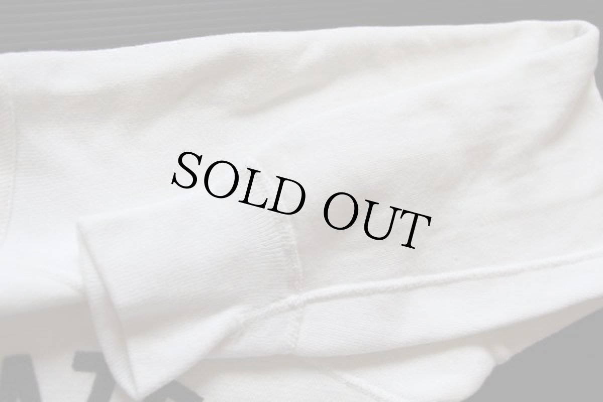 画像6: 60's 染み込みプリント スウェット白 (6)