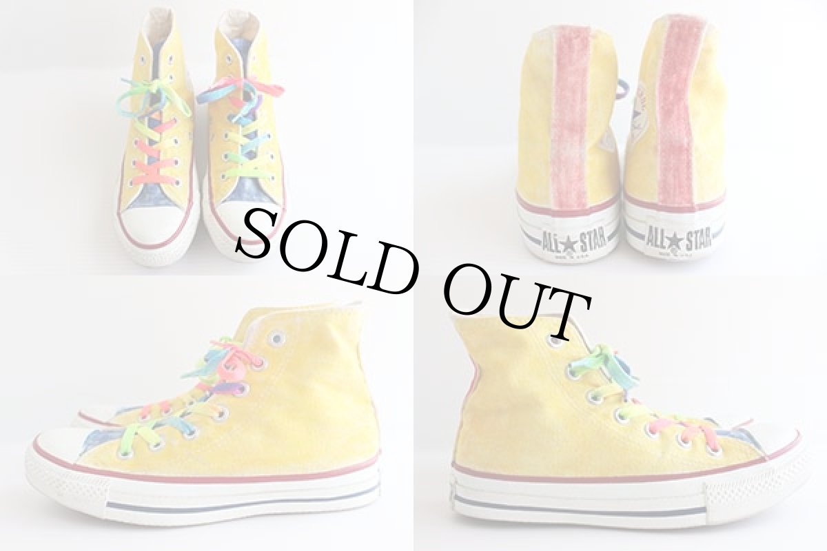 画像2: 90s USA製 CONVERSEコンバース ALL STARオールスター HI カスタムペイント 4.5 (2)