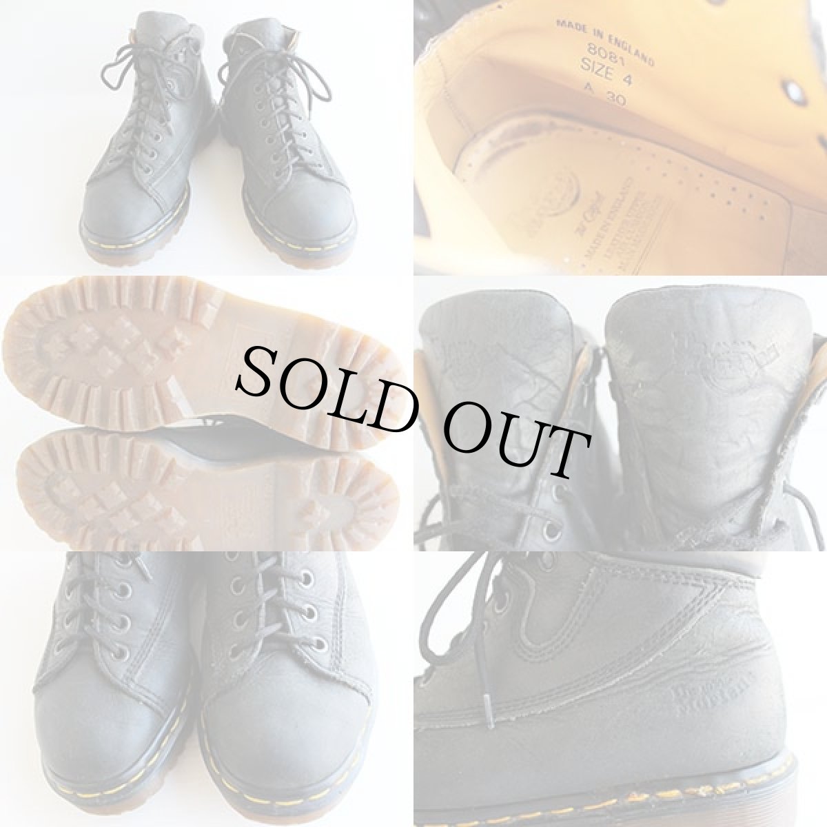 画像3:  英国製 DR.MARTENSドクターマーチン モンキーブーツ 黒 UK4 (3)