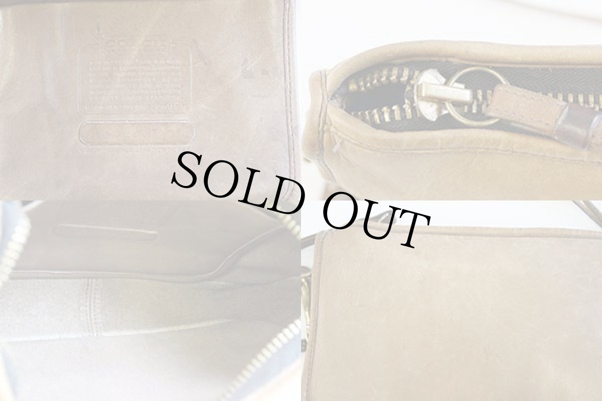 画像3: 70s USA製 COACH オールド コーチ レザーショルダーバッグ 薄茶★1504 (3)