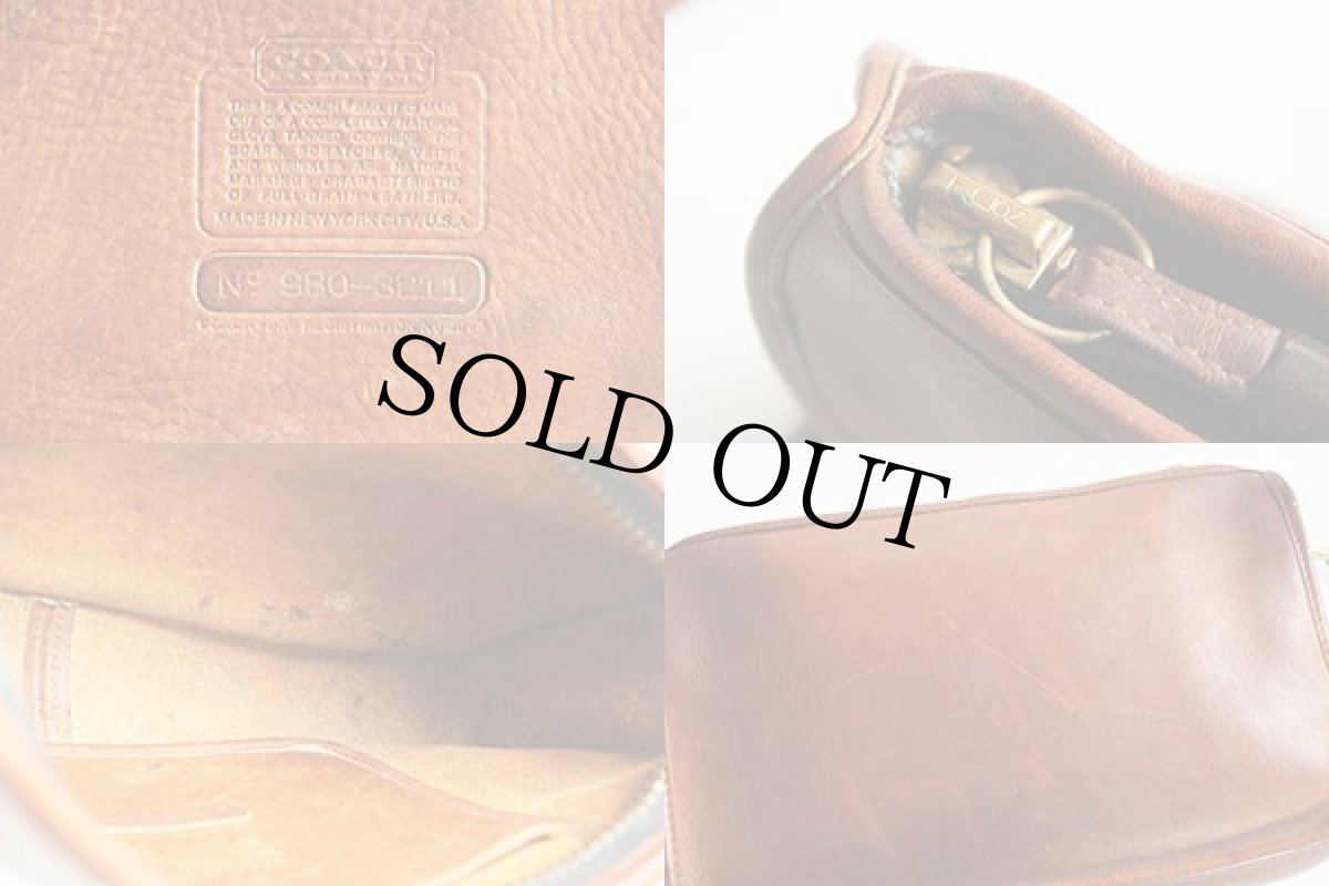 画像3: 70s USA製 COACH オールド コーチ レザー ショルダーバッグ 茶★3211  (3)