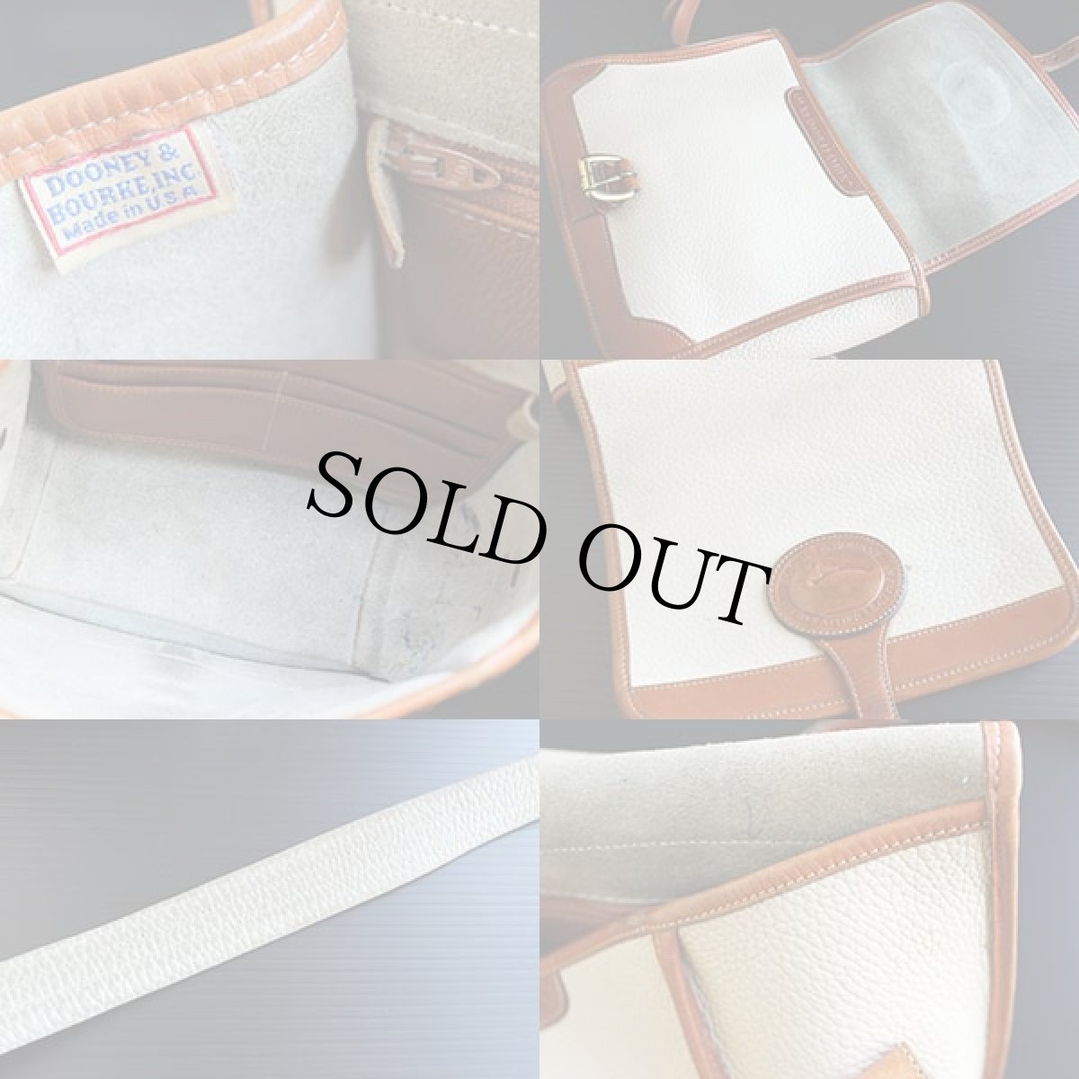 画像3: USA製 DOONEY&BOURKE レザー ショルダーバッグ (3)