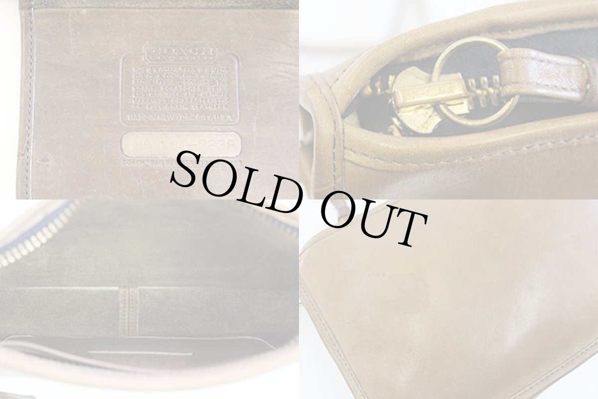 画像3: 70s USA製 COACH オールド コーチ レザーショルダーバッグ 薄茶★3238 (3)