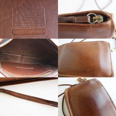 画像3: 70s USA製 COACH オールド コーチ レザーショルダーバッグ 茶★2445 (3)