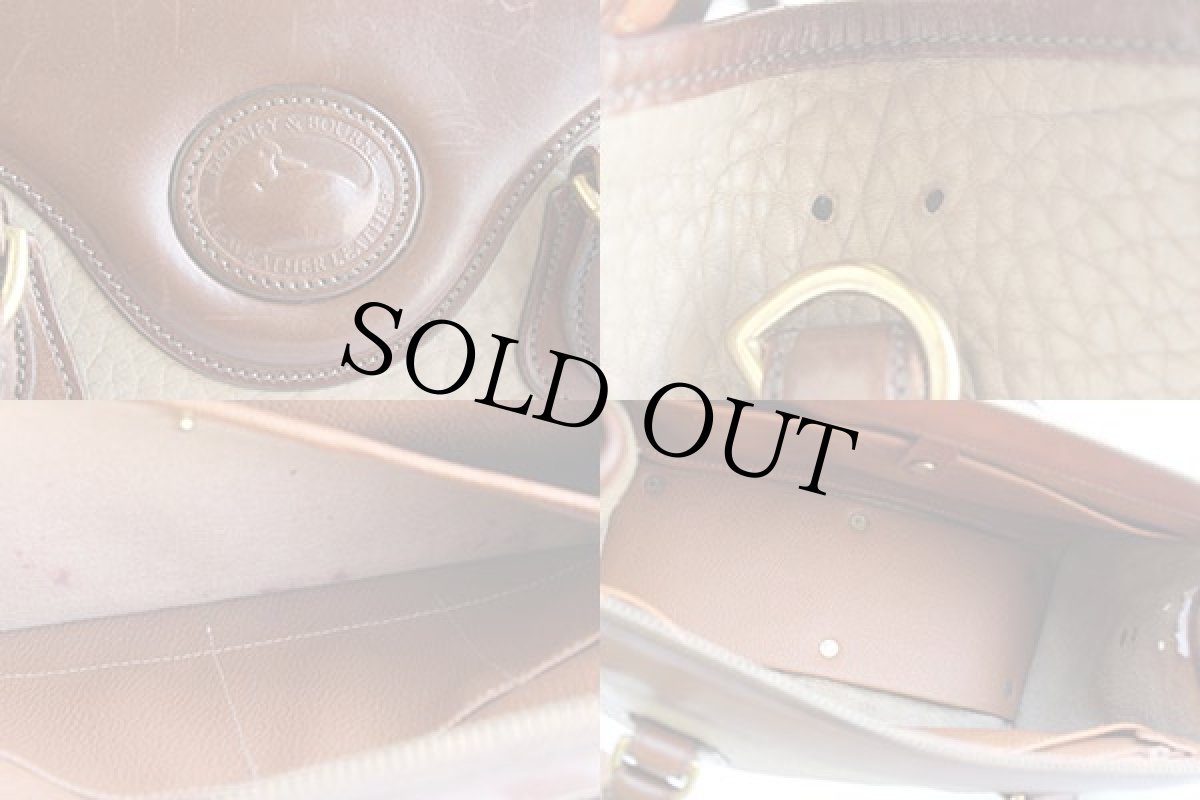 画像3: DOONEY&BOURKE ツートン レザー ハンドバッグ (3)