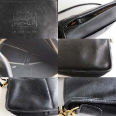 画像3: USA製COACHオールド コーチ レザーショルダーバッグ 黒★7002 (3)