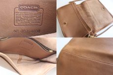 画像3: USA製COACHオールド コーチ レザーショルダーバッグ薄茶★4034 (3)