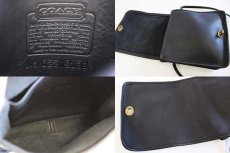 画像3: USA製 COACH オールド コーチ レザーショルダーバッグ 黒★9138 (3)