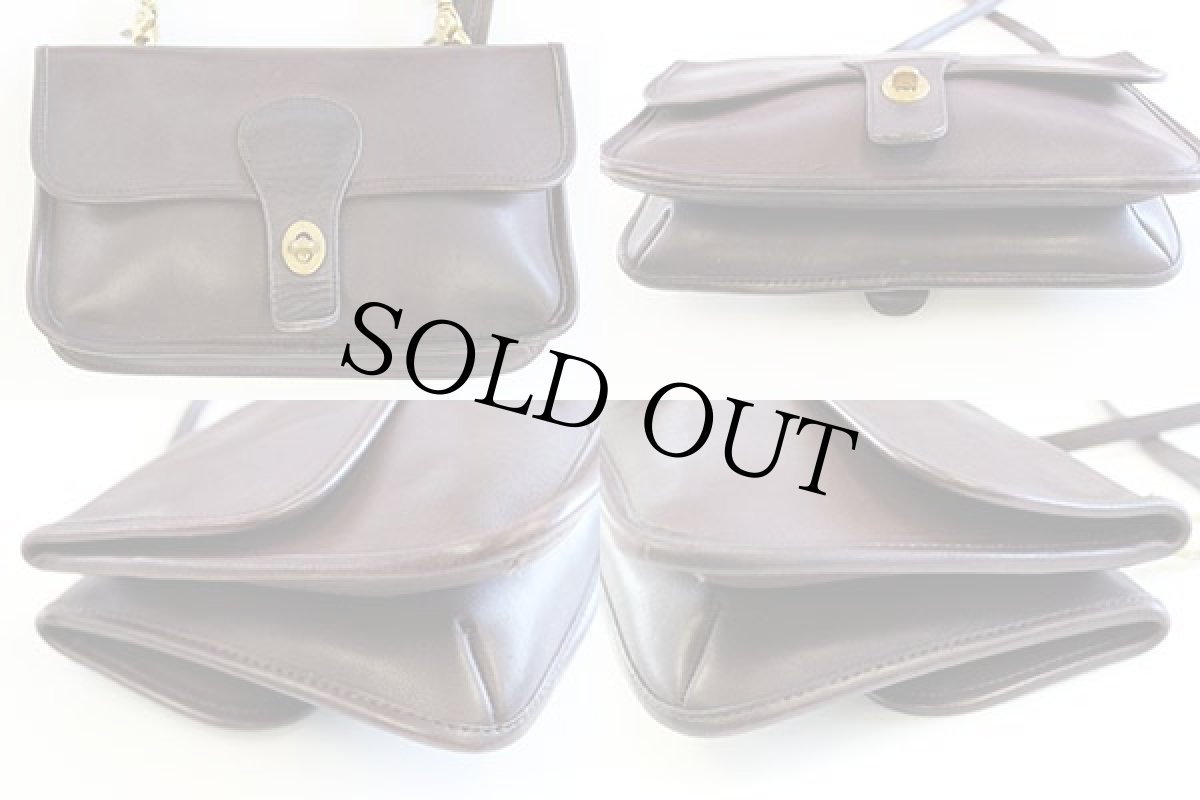 画像2: 70s USA製 COACH オールド コーチ レザーショルダーバッグ★3543 (2)